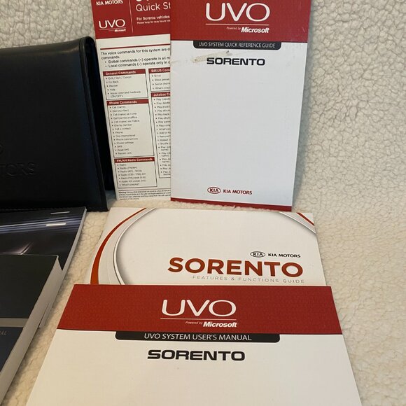 2012 SUV Kia Sorrento Owners Manuals Booklets‎ OEM in Case - Picture 3 of 5